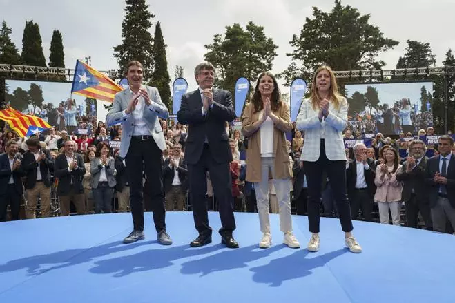 Puigdemont presenta la seva llista pel 12-M a Elna