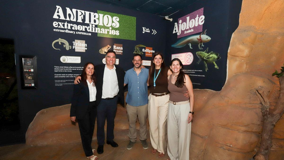 Presentación de la nueva instalación de la nueva exposición del Acuario de Zaragoza