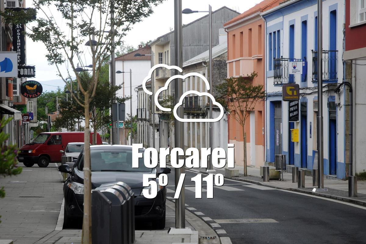 El tiempo en Forcarei: previsión meteorológica para hoy, viernes 20 de febrero