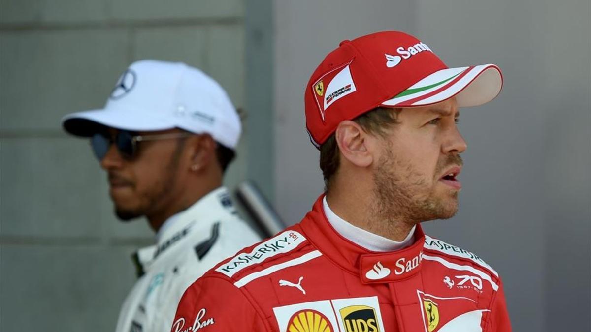 La relación entre Hamilton y Vettel ha quedado rota en Bakú