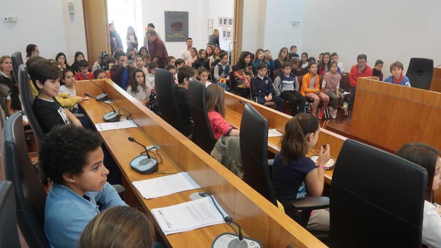 Pleno Infantil en Vila celebrado esta mañana
