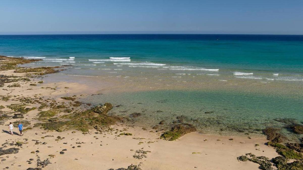 Playa Esmeralda, en el municipio de Pájara (Fuerteventura).