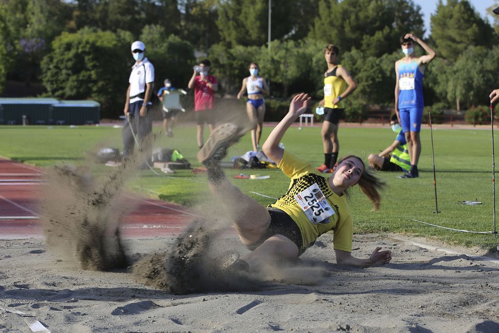 Campeonato regional de atletismo. Primera jornada