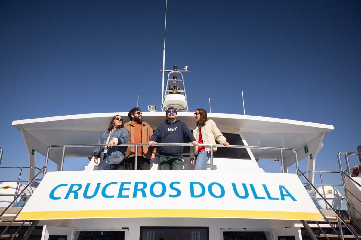 Los catamaranes de O Grove volvieron a lucirse este finde.