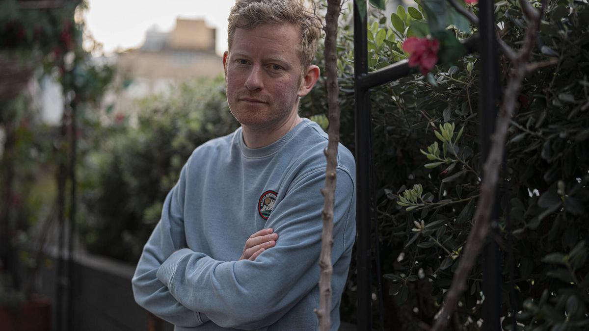 Colin Barrett, a su paso por Barcelona para participar en BCNegra