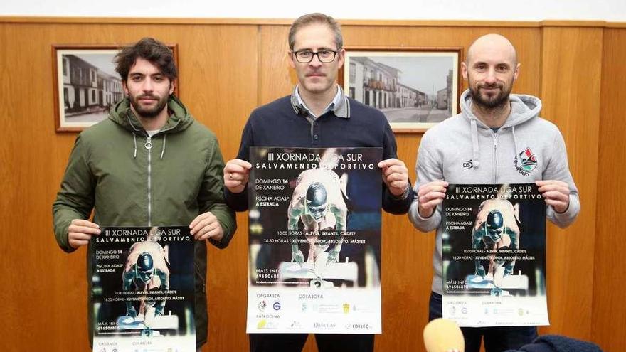 Varela, Pena y Porto, en la presentación del evento. // Bernabé/Ana Agra