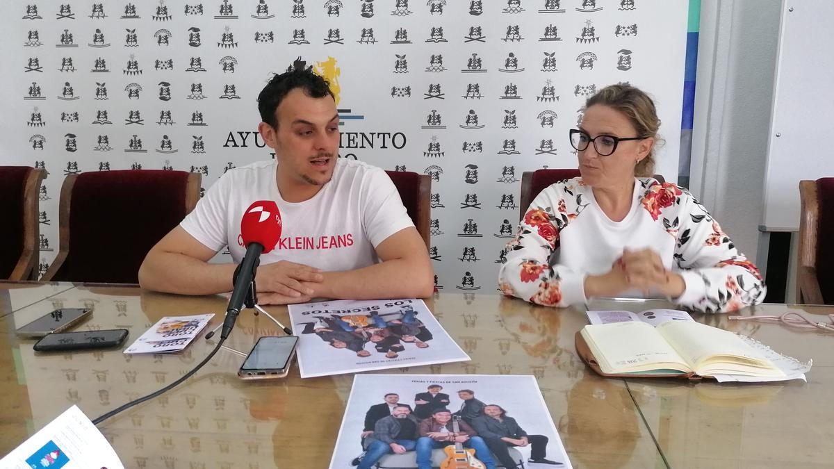Tomás del Bien y la concejala de Fiestas, Sara Pérez, presentan la agenda cultural