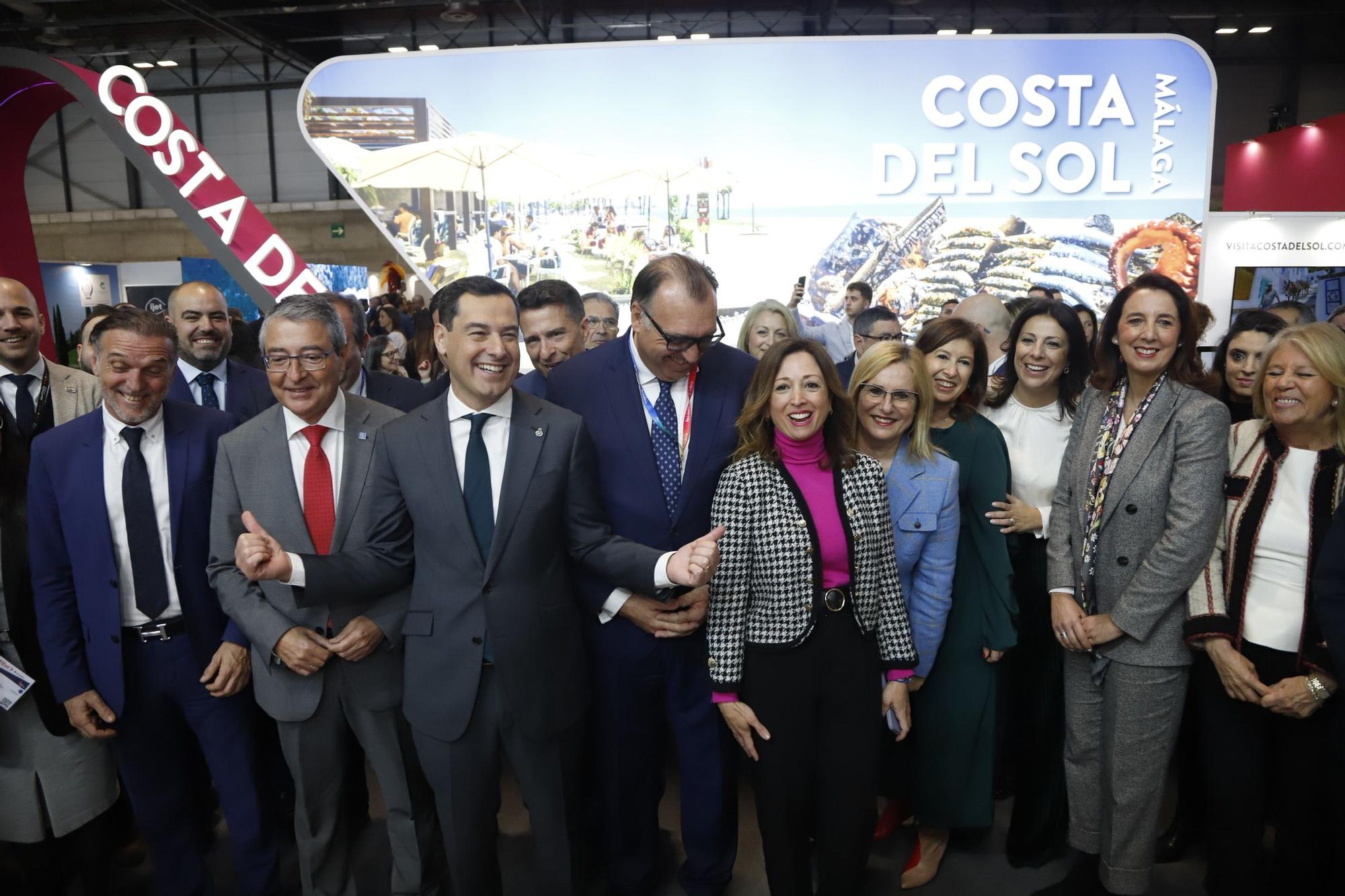 Inauguración del pabellón de Andalucía en la Feria de Turismo Fitur 2023