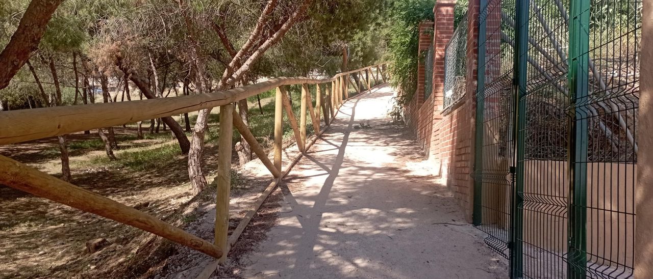 La nueva senda del Parque del Agua, en los últimos días de junio.