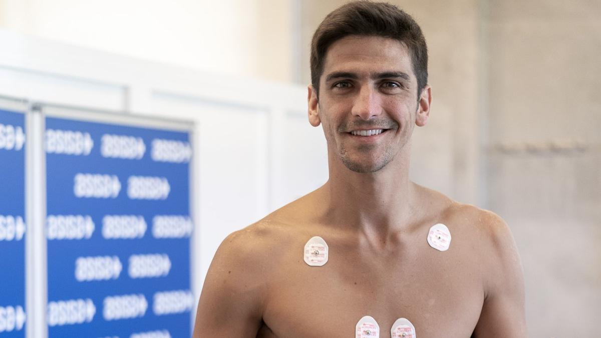 Gerard Moreno, este lunes en los exámanes médicos del Villarreal CF.