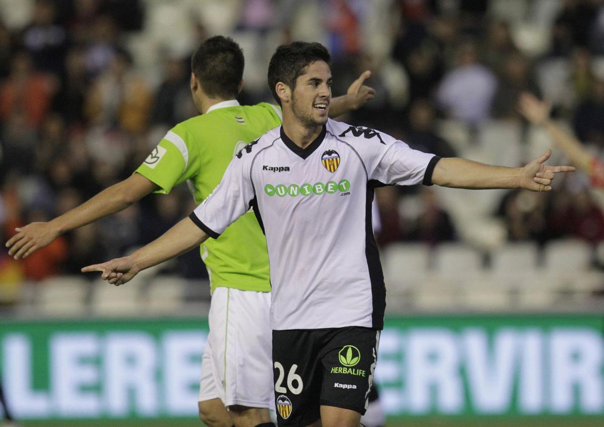Isco se dio a conocer en
 la eliminatoria ante 
el Logroñés en 2010. |   EFE