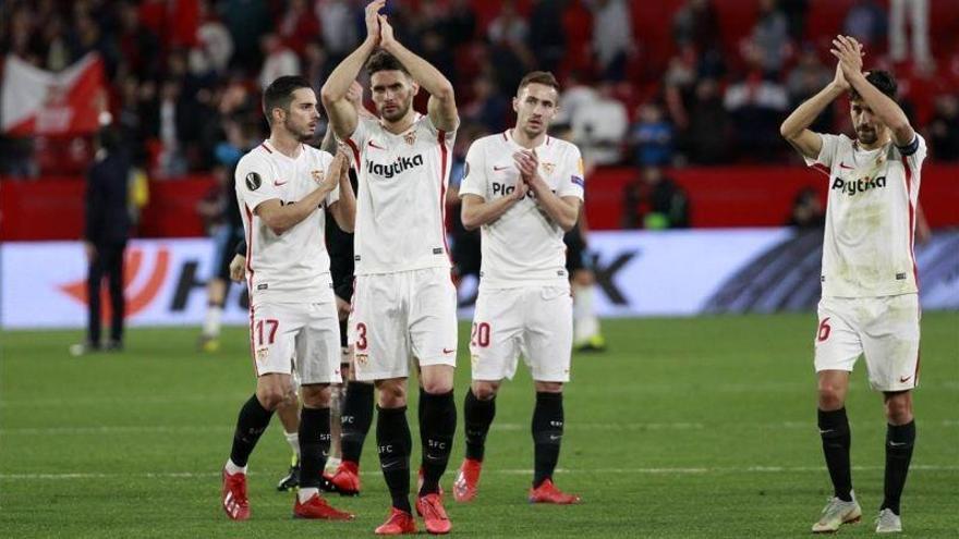 Ben Yedder y Sarabia meten al Sevilla en octavos de Europa League