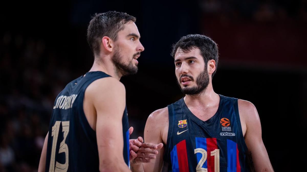 Abrines y Satoransky, en la primera parte