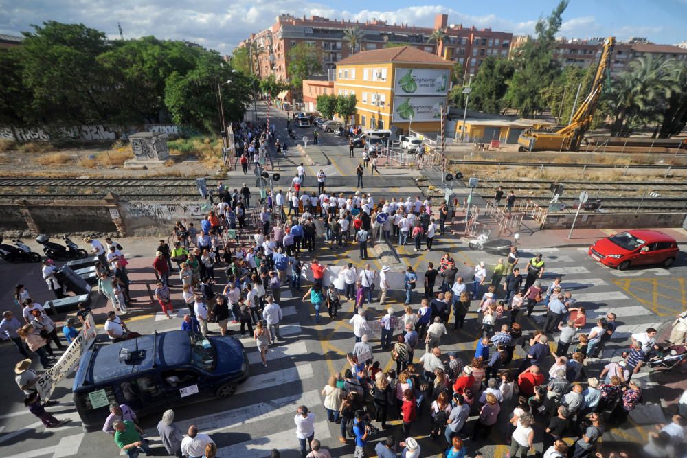 Manifestación por el soterramiento del AVE