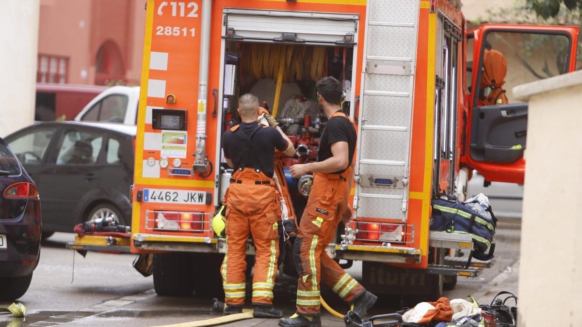 Incendio en Algemesí con un muerto y tres heridos