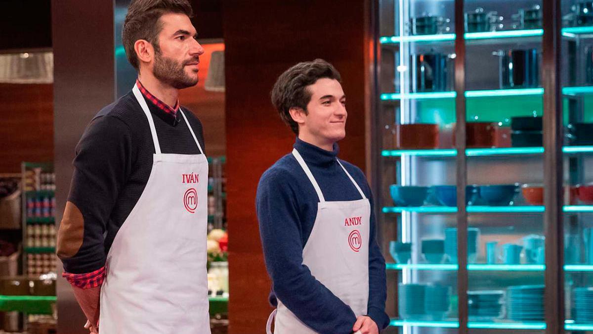 Iván, junto a su némesis, Andy, en MasterChef