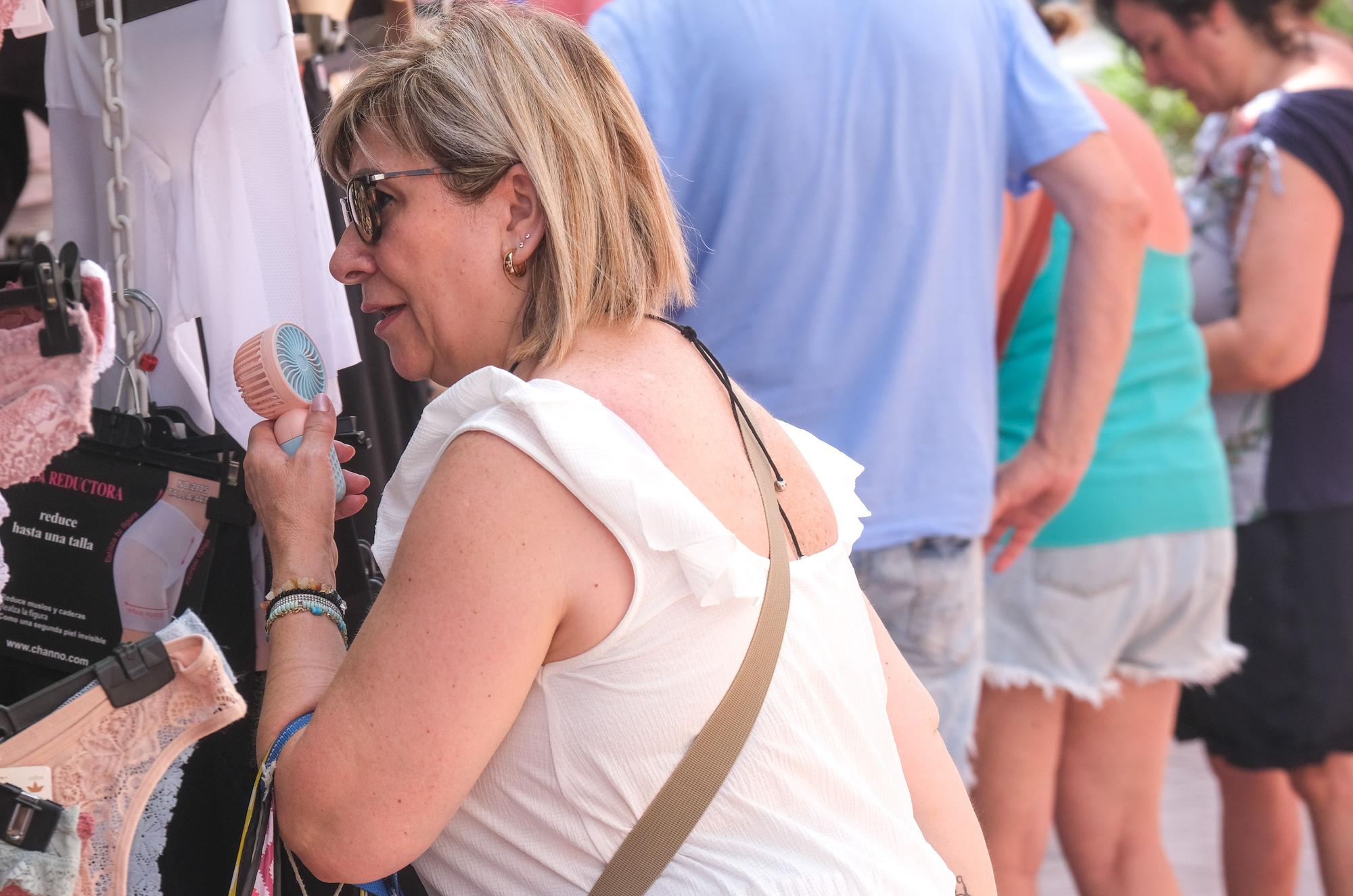 Así se está viviendo la ola de calor extremo en Elda