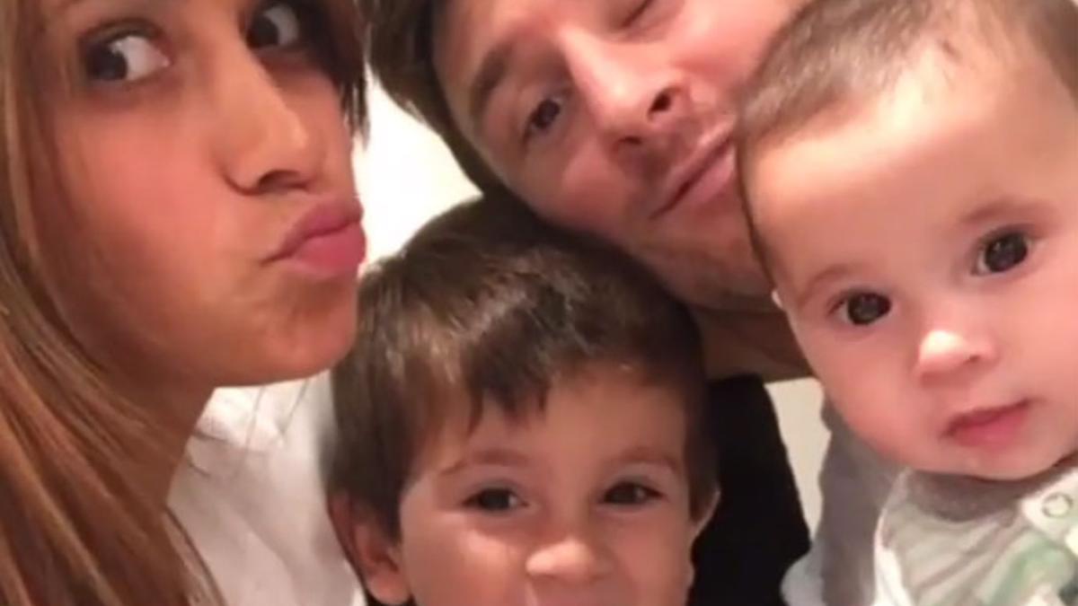 La familia de Leo Messi celebra el aniversario de Thiago