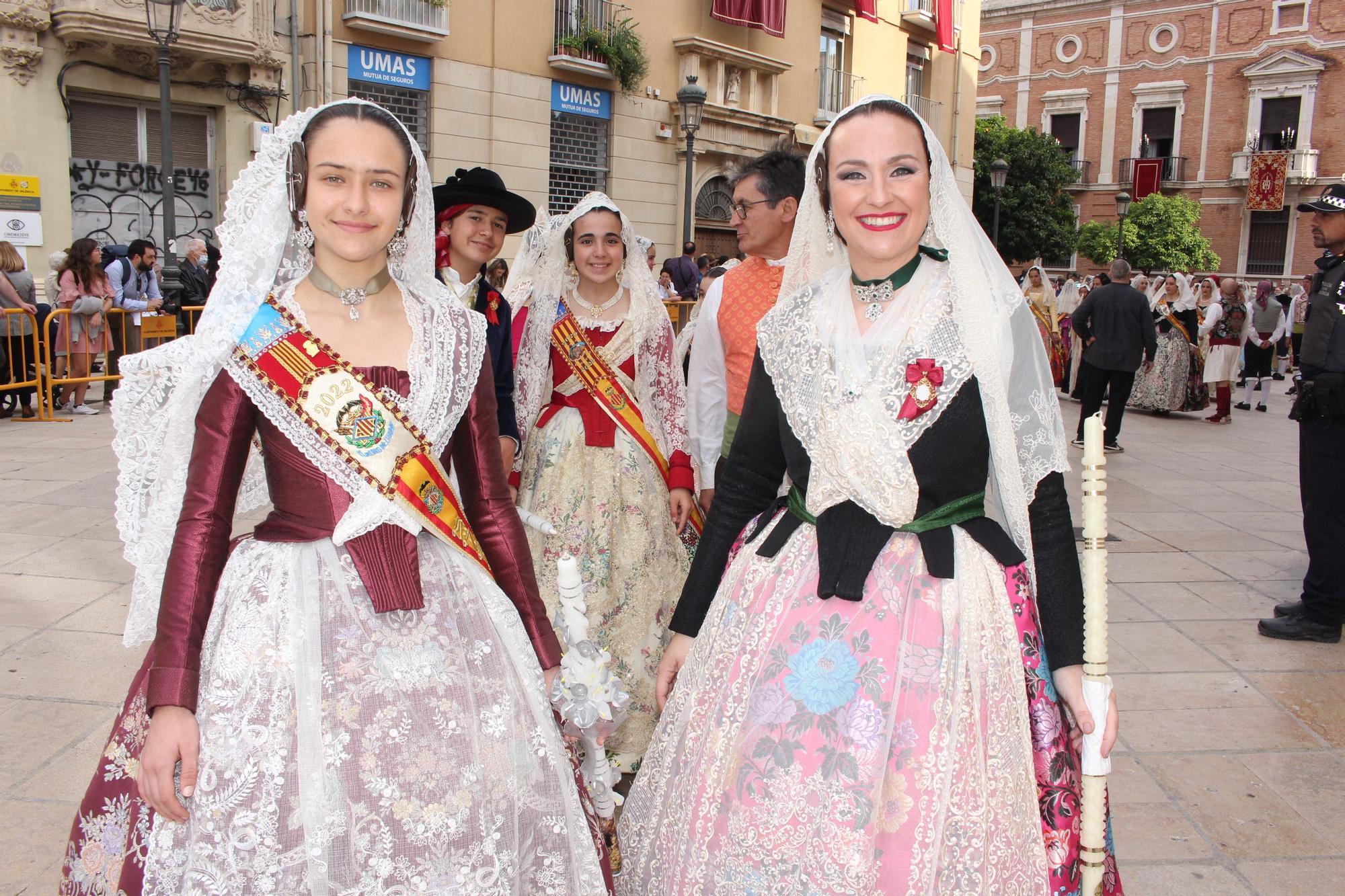 La fuerza de las Fallas en la Procesión de la Virgen (II)