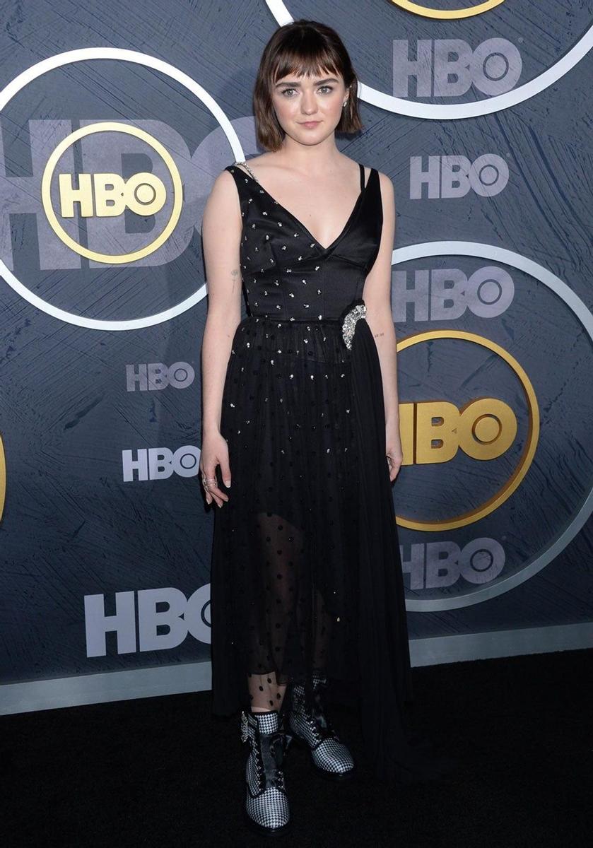 Maisie Williams, unos de los personajes más queridos de 'Juego de Tronos', en la fiesta HBO