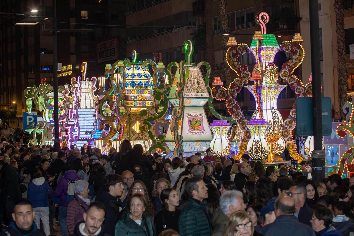 Imagen de archivo de la Encesa de Gaiatas que se celebra durante las fiestas de la Magdalena de Castelló.