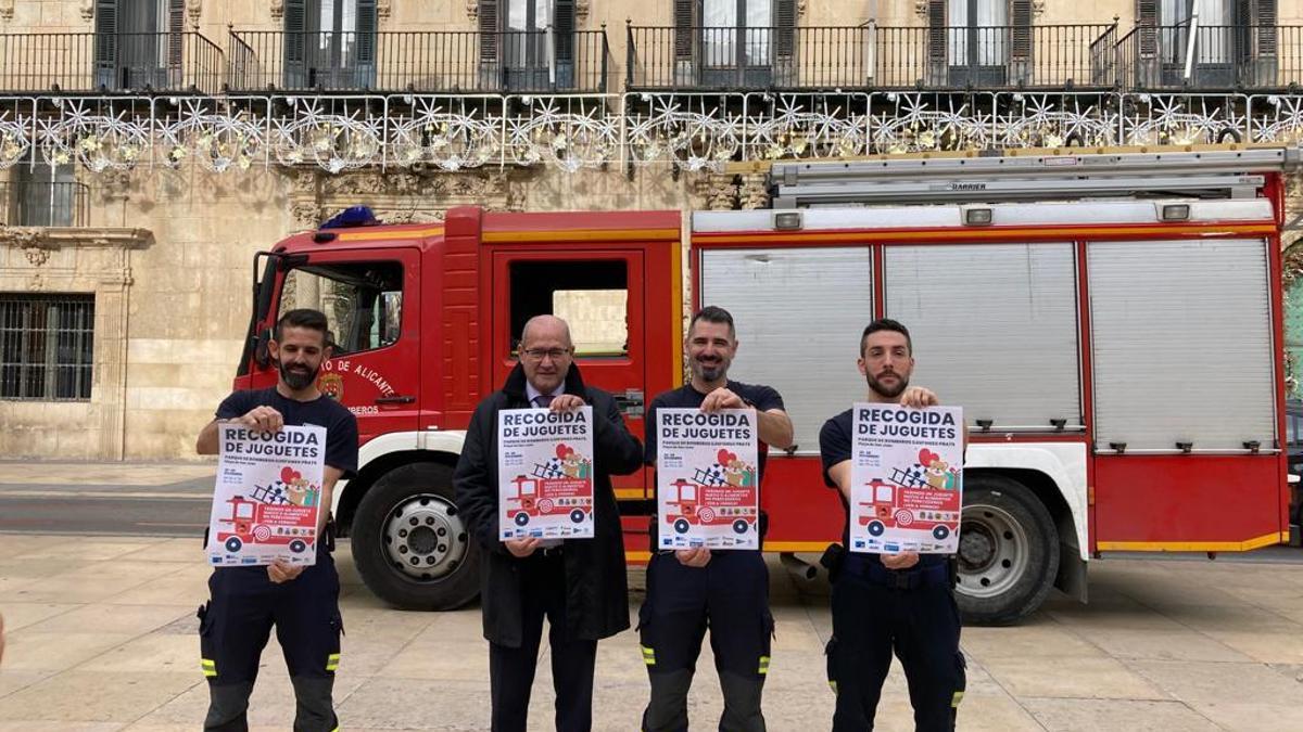 Presentación de la campaña de recogida de juguetes en Alicante.