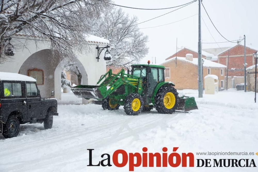 Nieve en El Sabinar (Moratalla)