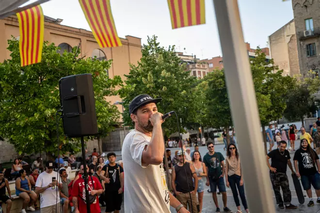 Rap en català a la Plaça Sant Domènec