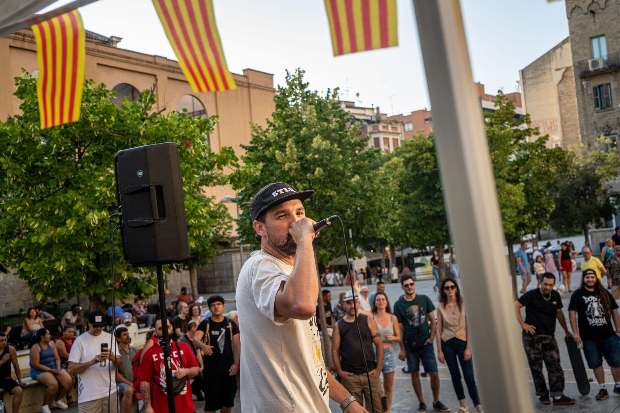 Rap en català a la Plaça Sant Domènec