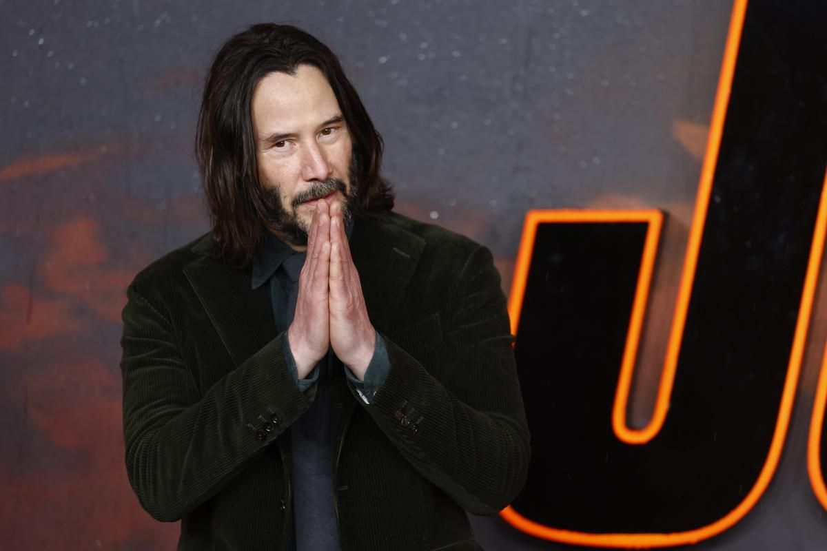 El actor Keanu Reeves que interpreta a John Wick.