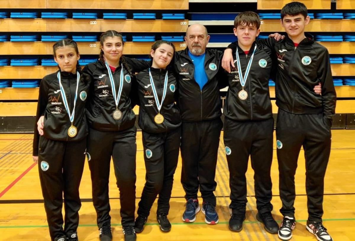 Cuatro medallas para A Cambadela |