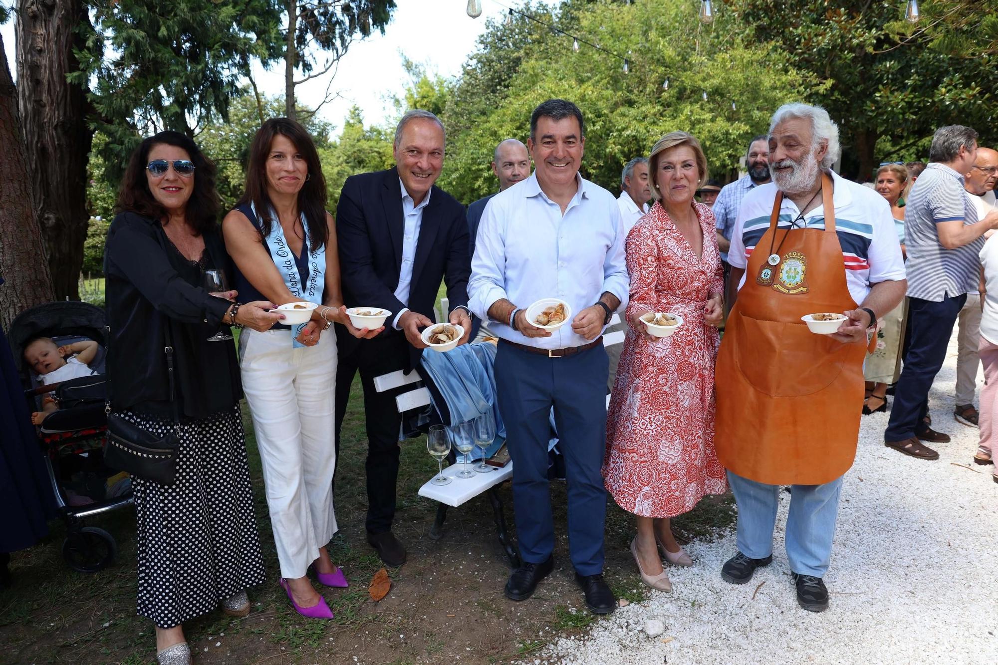 Un momento del XVII Capítulo da Orde da Ameixa de Carril.