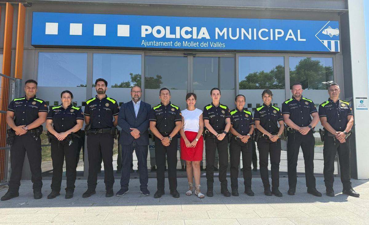 Les dones només superen 20% a les policies locals de Mollet, Vilanova i Rubí