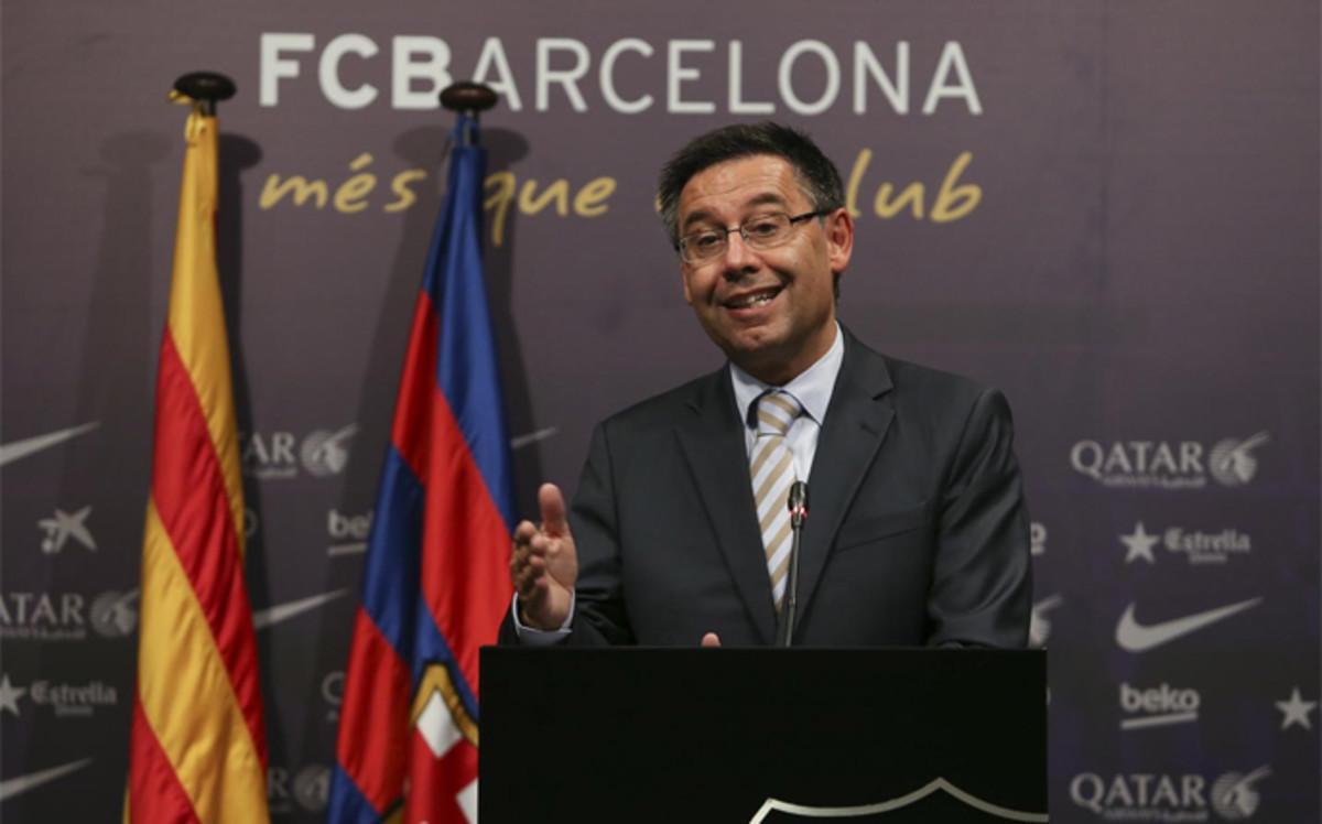 Josep Maria Bartomeu, presidente del FC Barcelona