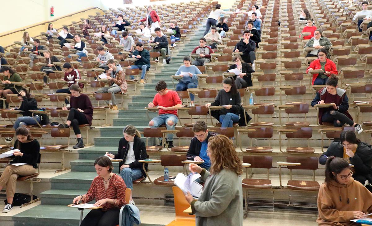Convocatoria de selectividad en Galicia.
