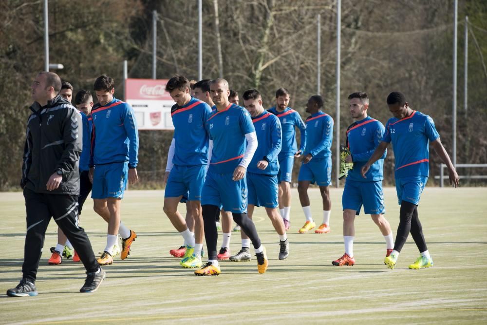 Entrenamiento del Real Oviedo