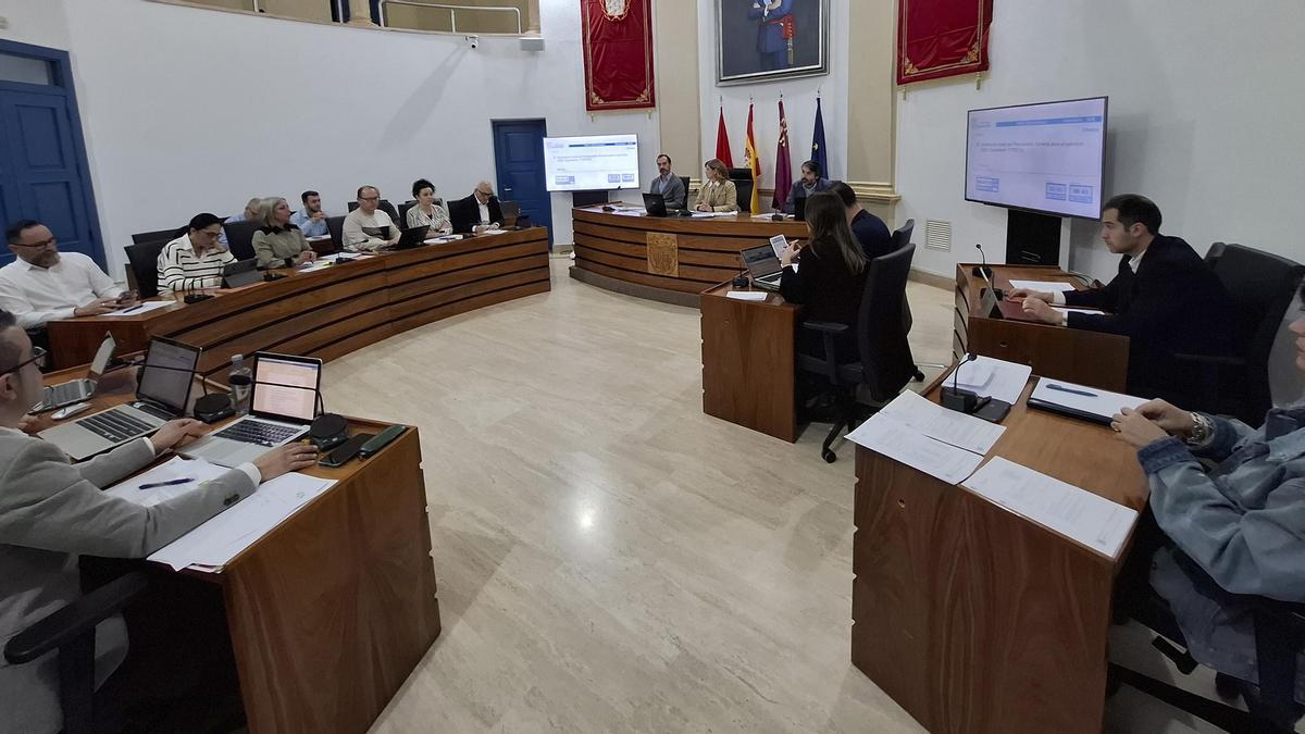 Pleno del Ayuntamiento de Alcantarilla, este martes