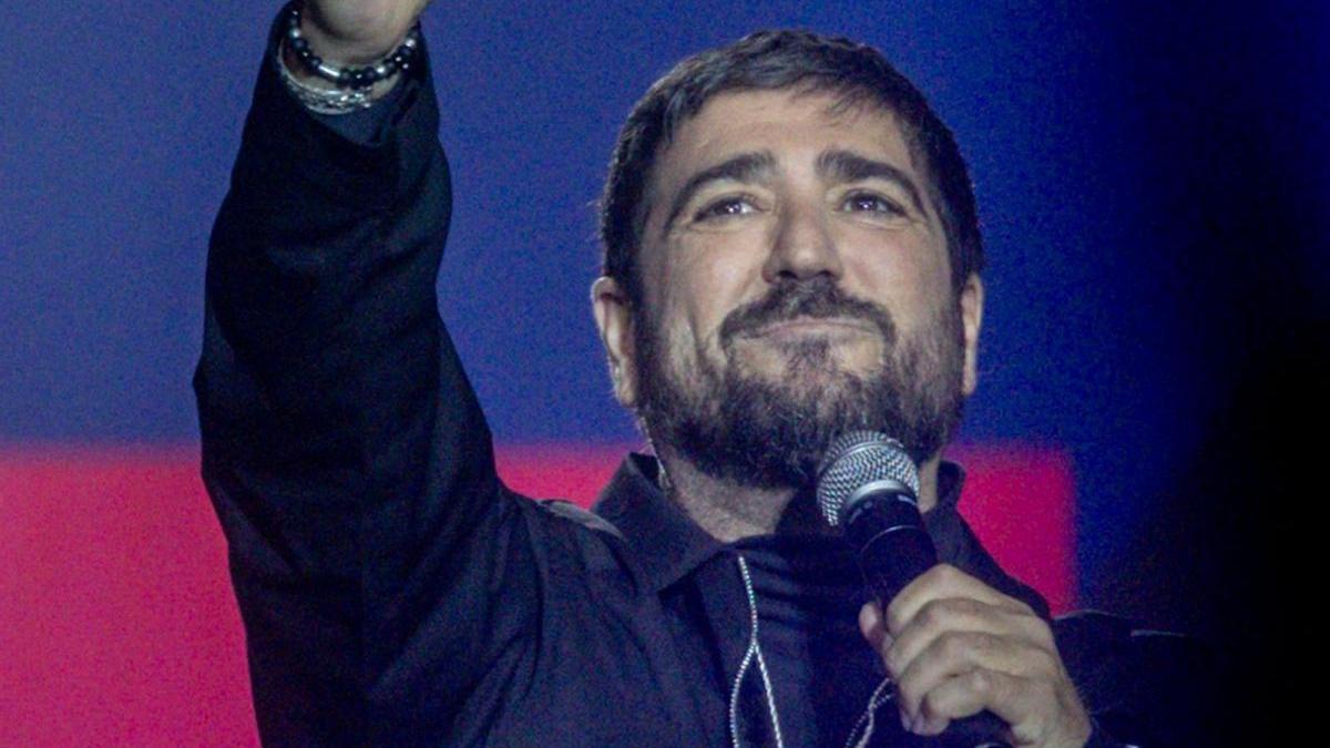 El cantante Antonio Orozco, en una actuación reciente.