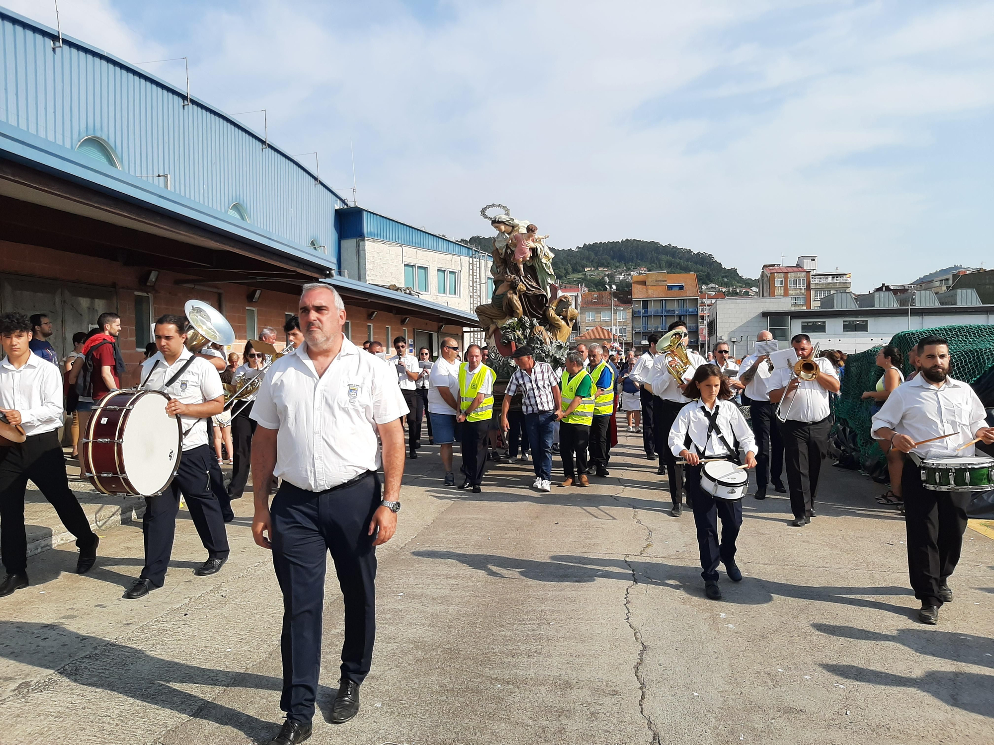 Las celebraciones de la Virgen del Carmen en Bueu