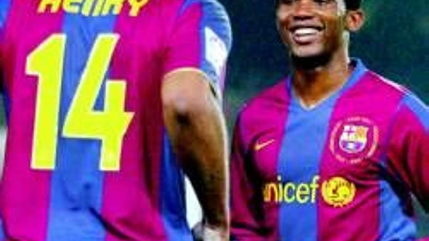 Henry ya lidera al Barça