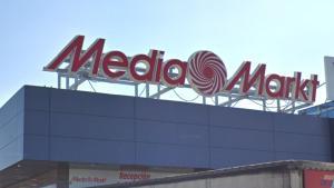 Muelle de carga del Media Markt de Majadahonda.