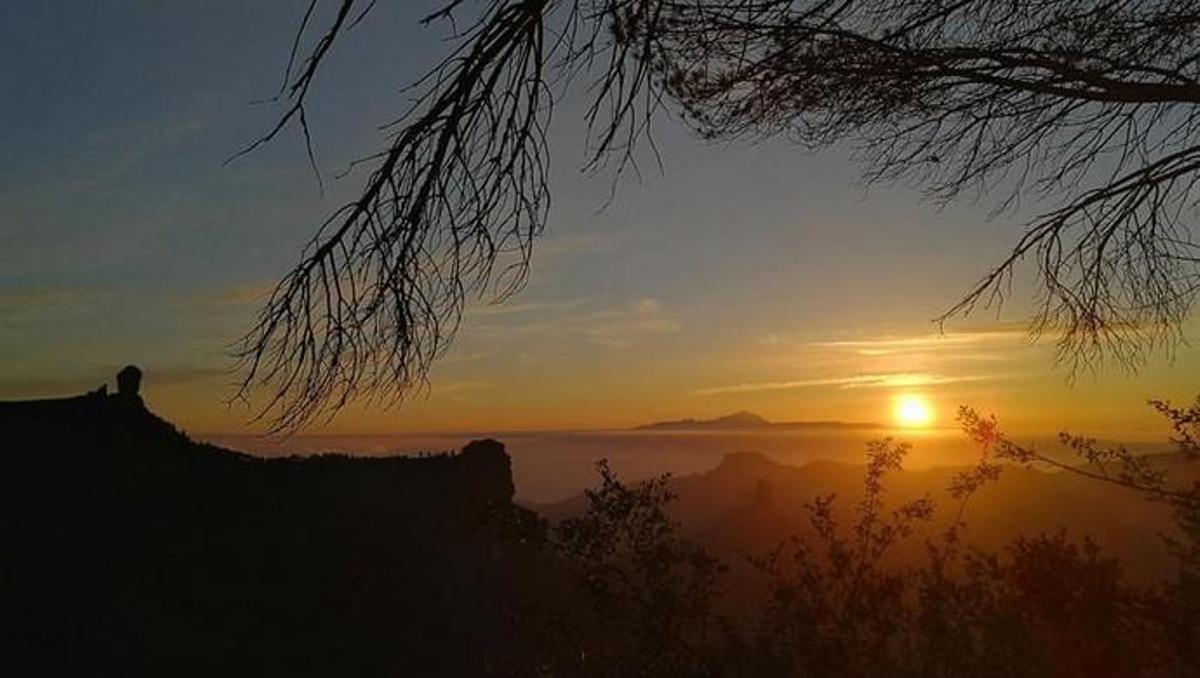 Vistas desde la Caldera de Tejeda. Vistas desde la Caldera de Tejeda.