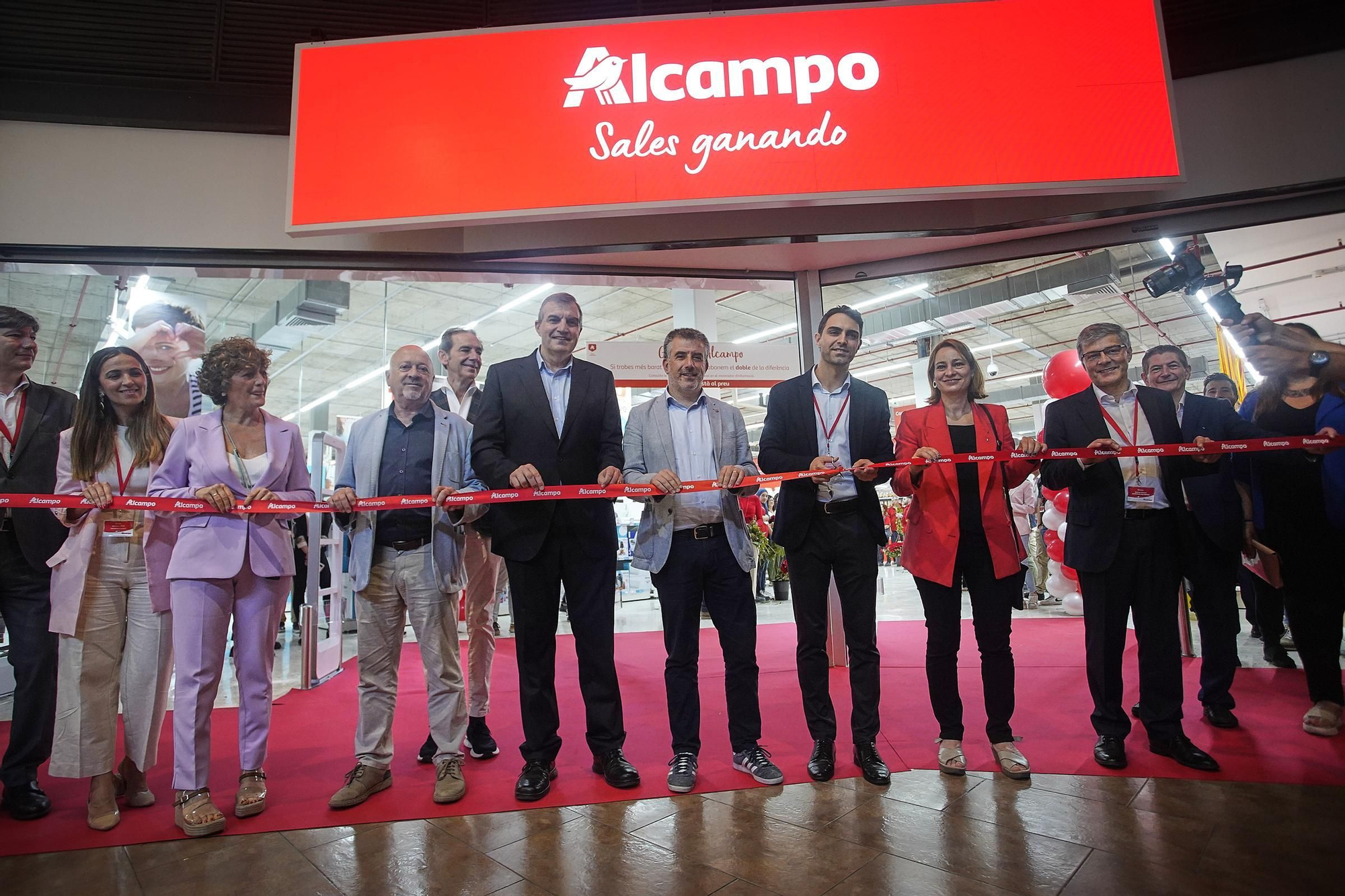 Les imatges de la inauguració del nou supermercat Alcampo de l'Espai Gironès