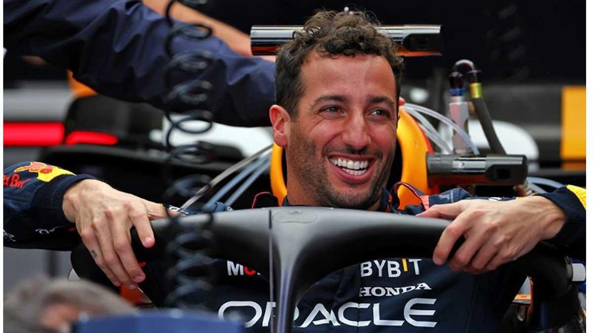Daniel Ricciardo pilotó este martes el Red Bull en Silverstone y volverá a la F1 con Alpha Tauri a partir de Hungría