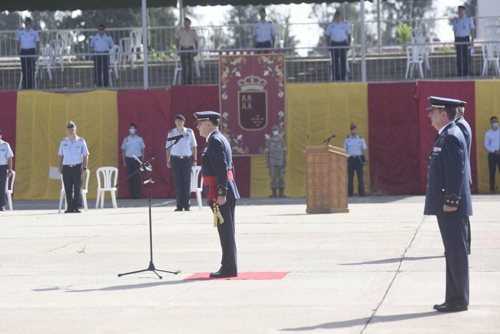 Acto de relevo de mando de la Base Aérea de Alcantarilla