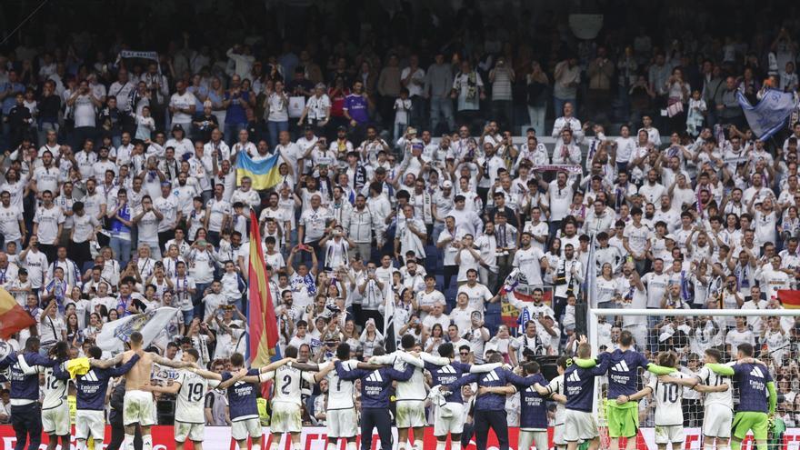 DIRECTO | Crónica del alirón en diferido del Real Madrid: La afición en Cibeles y los jugadores en el Bernabéu