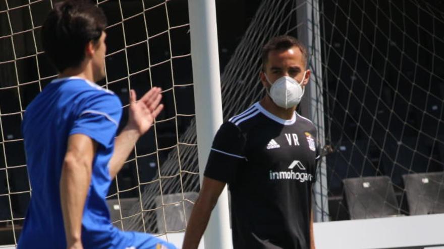 Una imagen del entrenamiento de hoy el FC Cartagena