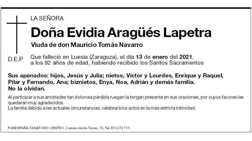 Evidia Aragüés Lapetra