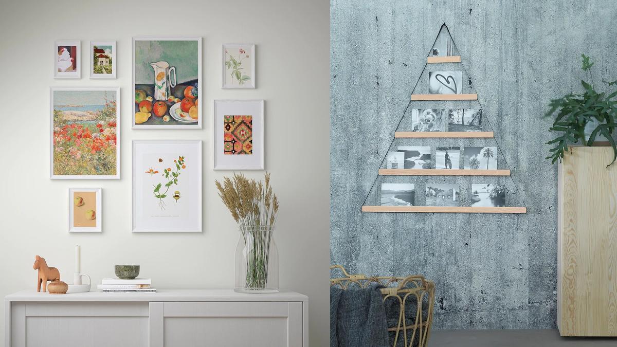 Ofertas Ikea | Un juego de cuadros o un árbol de madera y cuerda para decorar tus paredes por menos de 10 euros
