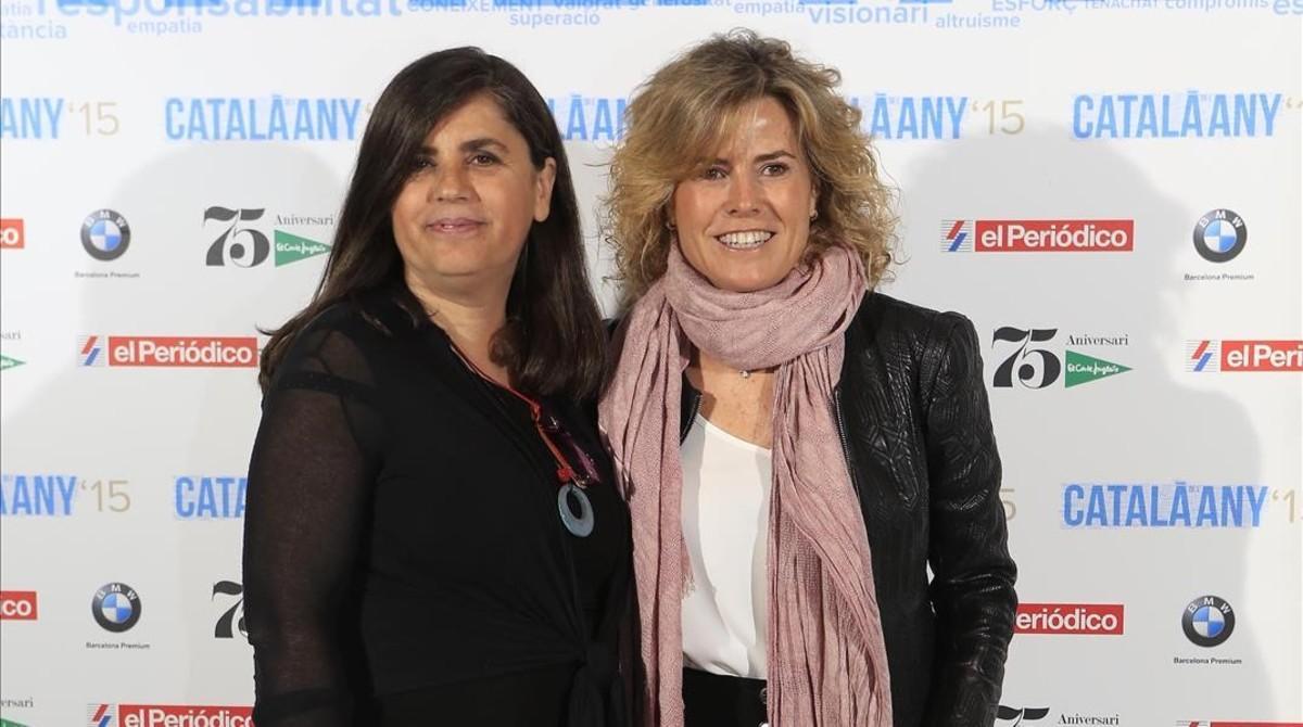 Montse Antolín (TNC) y Marta Bofill (Coca-Cola).